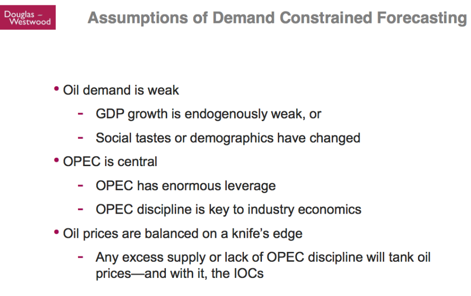 Kopits 10 Assumptions of Demand Constrained Forecasting