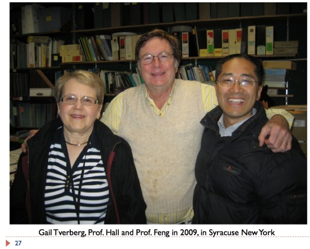 27 Photo of Gail Tverberg, Charles Hall, Prof. Feng