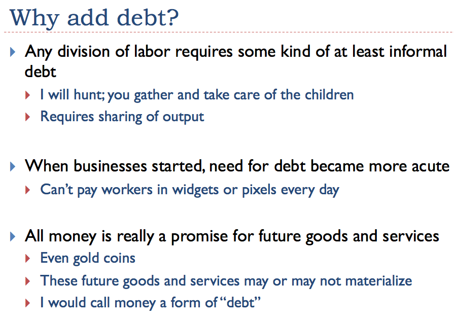 Slide 18 - Why add debt?