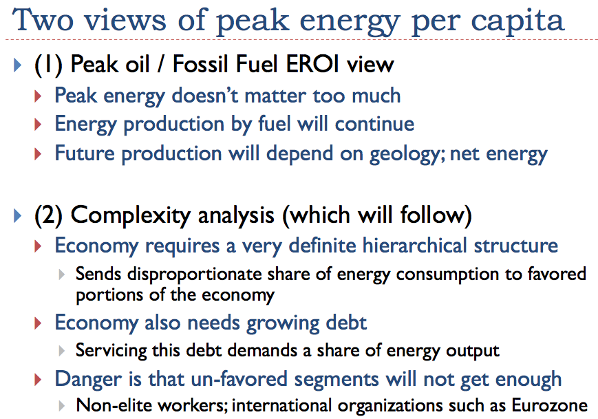 Slide 5. Two views of peak energy per capita.